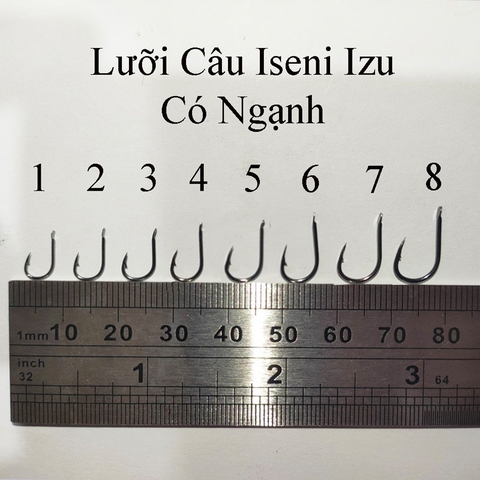 50 Lưỡi Câu Iseni Izu Thép Siêu Cường