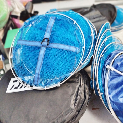 Rọng Cá DAIWA Vòng Thép Nhiều Tầng, Kích Thước Lớn Có Túi Đựng