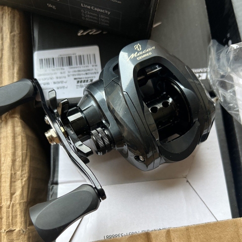 Máy câu cá lure Ngang CEMREO fishing có tiếng drag khi xả spoon Chuyên lure lóc chẽm, Tải cá 9kg