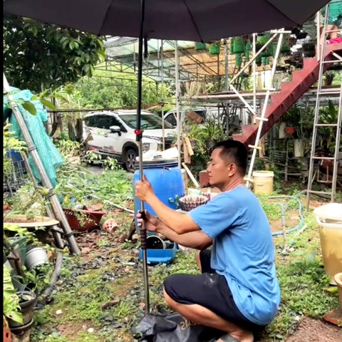 Thân Cắm Ô Xoay 360, Hợp Kim Nhôm Nguyên Khối, Khớp Xoay, Tăng Giảm Chắc Chắn