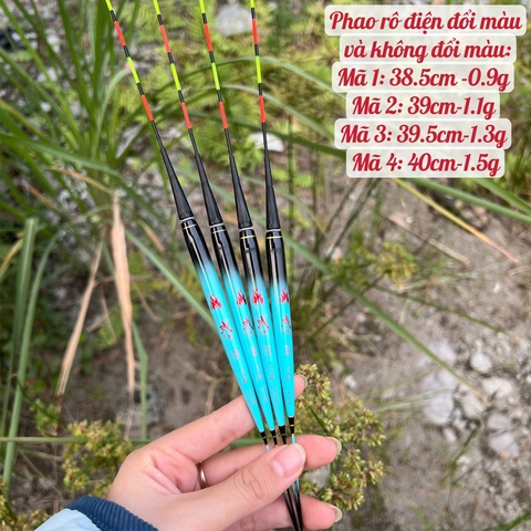 Phao Đài Câu Đêm LF,Chuyên Rô Phi ,  Tải Chì Nhẹ, Tùy chọn cảm biến và không cảm biến, có tặng kèm Pin