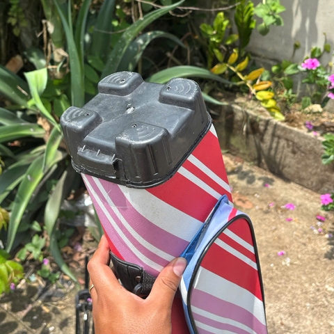 Bao Đựng Cần Hua 2 Ngăn Lớn 1 ngăn nhỏ, Có chân chống  Đựng Cần Câu Đơn Câu Đài 125x14