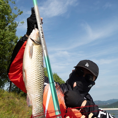 Cần Câu Tay Cacbon Lam Phong 5h 28i ( kèm đọt phụ)