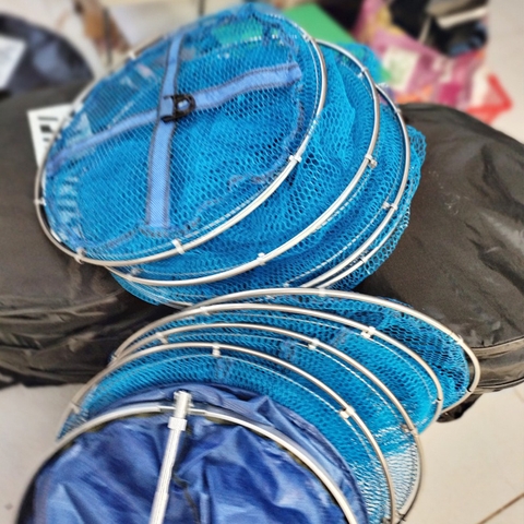 Rọng Cá DAIWA Vòng Thép Nhiều Tầng, Kích Thước Lớn Có Túi Đựng