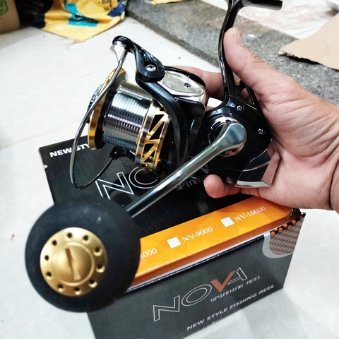 Máy Câu Biển, Máy Câu Kim Loại Staco NOVA, Máy Câu Lục Tì Đè Size Lớn