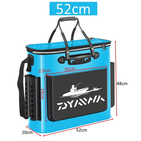 Thùng Đựng Cá Đa Năng DYAWA 1 ngăn lớn 3 ngăn nhỏ, Chất Liệu Nhựa EVA Cao Cấp