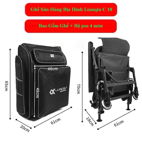 Ghế Địa Hình Cao Cấp, Ghế Săn Hàng Lianqiu C18