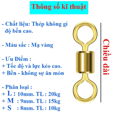 Khóa Link Số 8 Chống Xoắn