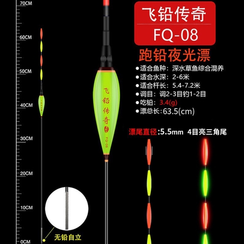 Phao Hố Đấu FQ Ngày Đêm Đổi Màu, Phao Hố Đấu Săn Hàng