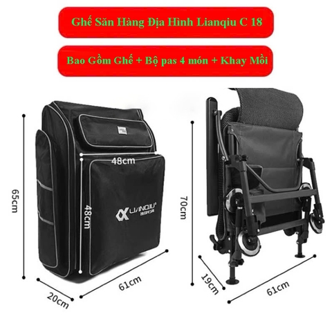 Ghế Địa Hình Cao Cấp, Ghế Săn Hàng Lianqiu C18