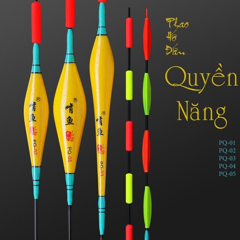 Phao hố đấu Quyền năng, phao câu đơn câu đài nhạy cá, chất liệu nanomet