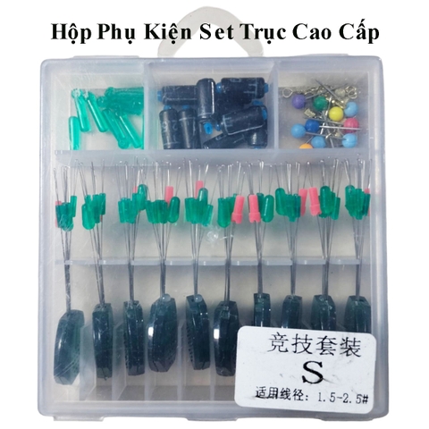 Hộp Phụ Kiện Sét Trục Câu Đài Cao Cấp - 10 bộ Trục