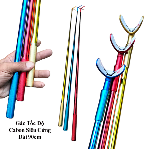 Gác cần tốc độ - gác cần câu đài carbon ( 100cm )
