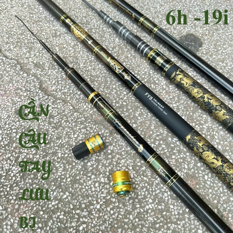Cần Câu Tay Lưu Bị Chính Hãng FYS độ cứng 6h - 19i  ( Kèm Đọt Phụ Và Trục ) - BH 1 Năm 1 Lóng Trừ Lóng Gốc
