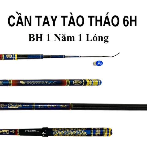 Cần Câu Tay Tào Tháo Chính Hãng FYS độ cứng 6h - 19i  ( Kèm Đọt Phụ Và Trục ) - BH 1 Năm 1 Lóng Trừ Lóng Gốc