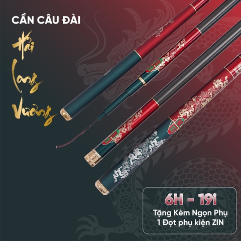 Cần Câu Tay Hải Long Vương ( Tặng Kèm Đọt Rin ) Độ Cứng 6h - 19i