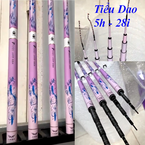 Cần Câu Tay Tiểu Dao 5h 28i ( Tặng kèm đọt Rin)