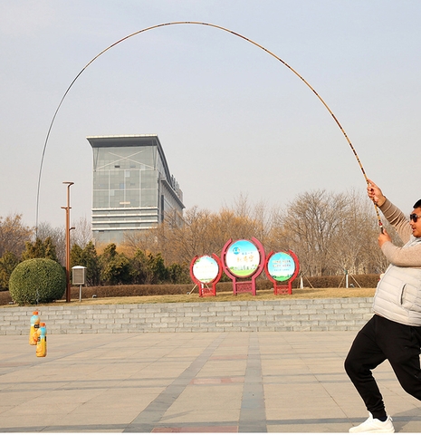 Cần Câu Tay Cacbon cao cấp trúc vàng  tặng kèm đọt