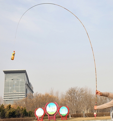 Cần Câu Tay Cacbon cao cấp trúc vàng  tặng kèm đọt