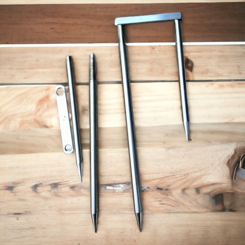 Chân Cắm Dù Siêu Cứng, INOX Đúc Nguyên Khối