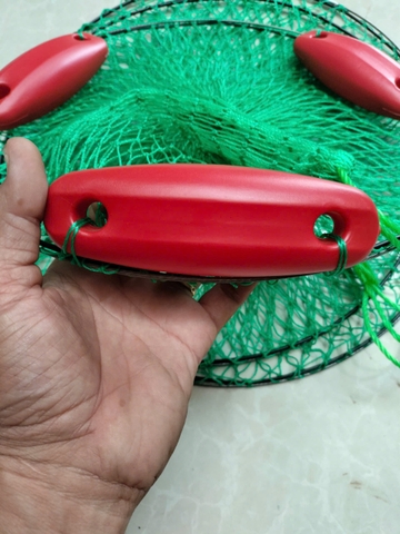 Giỏ lưới đựng cá 3 tầng có phao Size 40x70 và 45x70