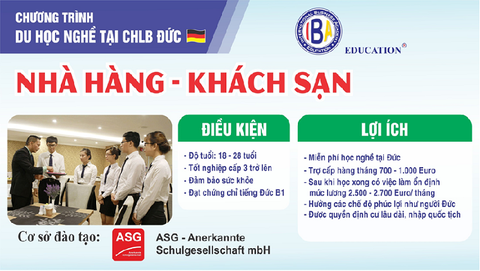 Quy trình chuyển đổi bằng Đầu bếp Nhà hàng Khách sạn Đức 2025