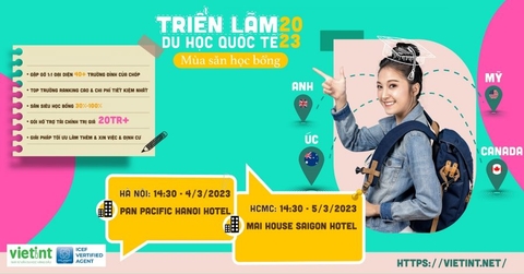 Triển Lãm Du Học Quốc Tế Anh - Úc - Mỹ - Canada 2023