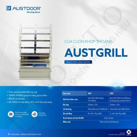 Cửa cuốn khớp Inox vuông