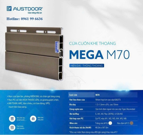 Cửa cuốn Mega M70