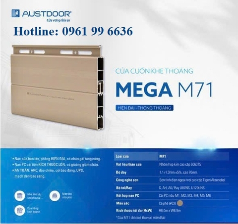 Cửa cuốn Mega M71