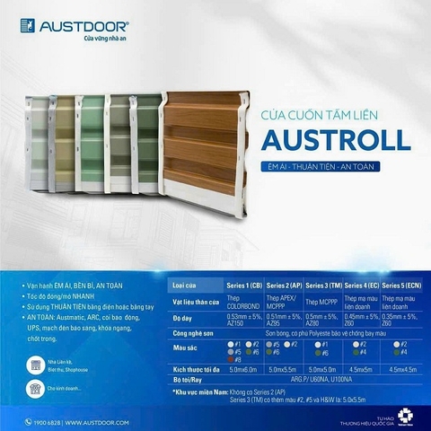 Cửa cuốn tấm liền Series 3
