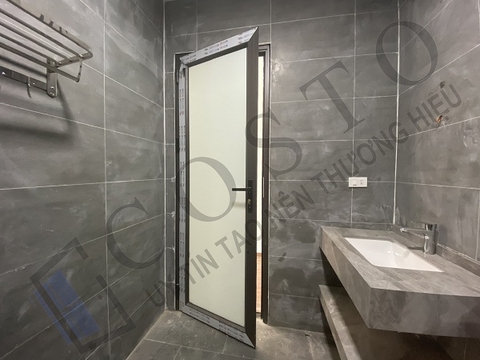 Cửa đi mở quay 1 cánh nhôm PMA