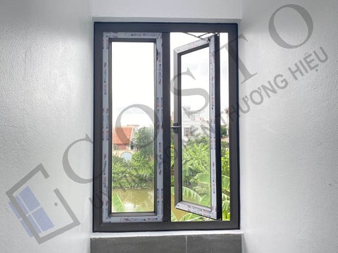 Cửa sổ mở quay 2 cánh nhôm PMA