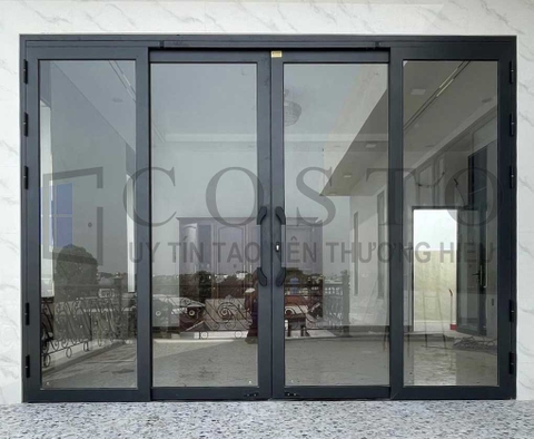 Cửa trượt quay 4 cánh