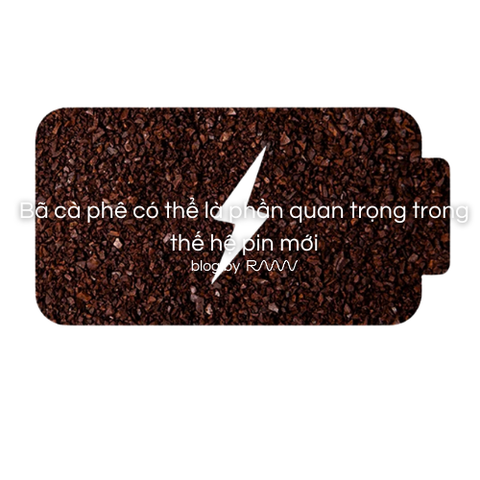 Bã cà phê có thể là phần quan trọng trong thế hệ pin mới
