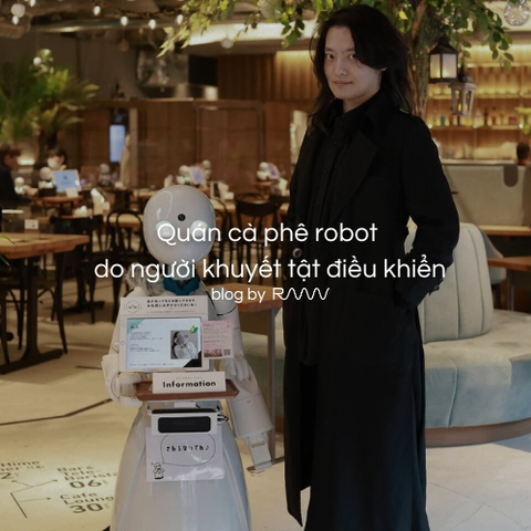 Quán cà phê robot do người khuyết tật điều khiển