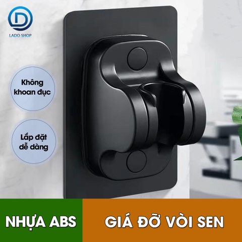 Giá đỡ vòi hoa sen dán tường có thể điều chỉnh góc nghiêng