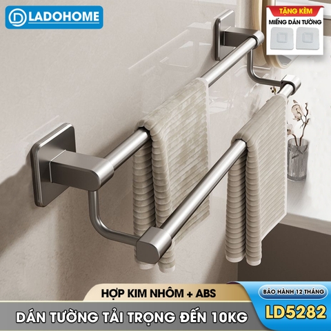 Giá treo khăn nhà tắm LD-5282 hợp kim nhôm không rỉ