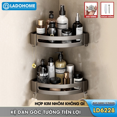 Kệ nhà tắm treo tường SQ-6229 nhôm anod không rỉ