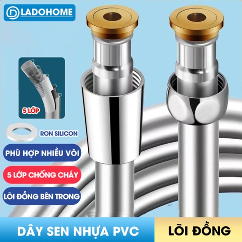 Dây sen tắm, ống nước vòi sen nhựa PVC chịu áp lực lớn