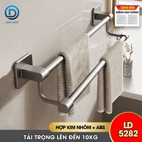 Giá treo khăn nhà tắm LD-5282 hợp kim nhôm không rỉ