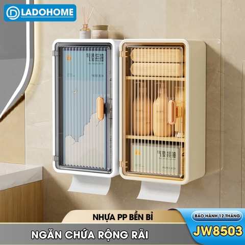 Hộp đựng khăn giấy treo tường JW8503, hộp lưu trữ làm hộp đựng thuốc mini và các vật dụng nhỏ khác
