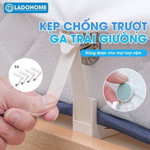 Kẹp chống trượt ga trải giường và vỏ chăn, kẹp cố định góc chăn bông ga giường D1863