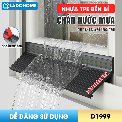 Chắn nước mưa cho cửa sổ ngoài trời D1999, cuộn dài 1m/2m tích hợp sẵn keo, giúp điều hướng ngăn mưa tạt và thấm