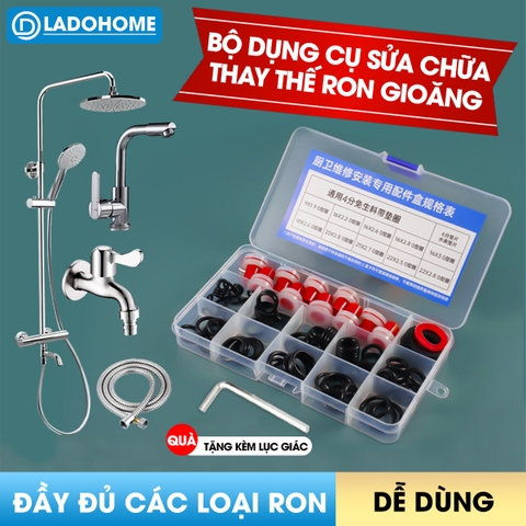 Bộ dụng cụ sửa chữa và thay thế ron gioăng cho vòi nước nhà bếp nhà tắm, thiết bị vệ sinh