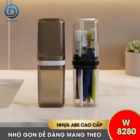 Hộp đựng bàn chải đánh răng, kem đánh răng, hộp đựng muỗng đũa cá nhân khi đi du lịch W8280