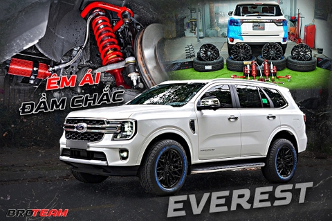 Ford Everest độ giảm xóc – Nâng cấp hệ thống treo, lái xe đầm chắc.