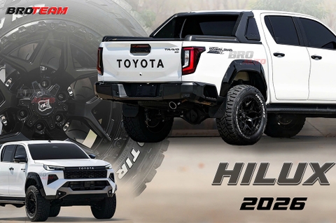 Gói độ xe Toyota Hilux 2026 mới nhất – Cá tính hơn, tiện nghi hơn