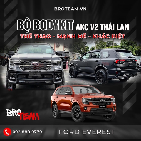 Bộ Bodykit Ford Everest mẫu AKC V2 Thái Lan