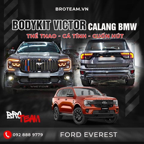 Bộ Bodykit Victor V2 mặt calang BMW cho Everest